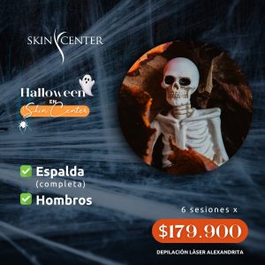 Depilación Láser Alex. - 6 sesiones de Espalda + Hombros