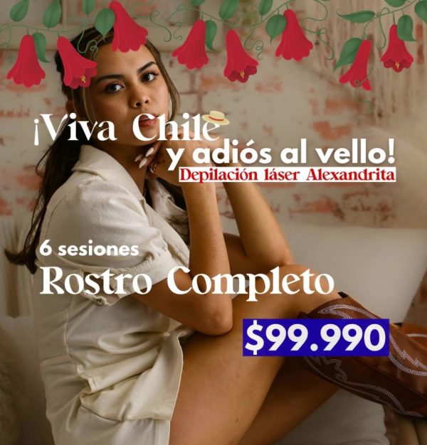 Depilación Láser Alexandrita - Rostro Completo