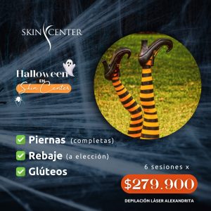Dep. Alexandrita 6 ses Piernas Completas + Rebaje + Glúteos
