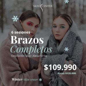 Dep. Láser Alexandrita - 6 ses Brazos Completos