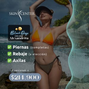 Depilación Láser Alex.- Pierna Completa + Rebaje + Axilas