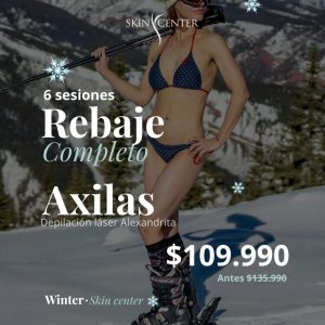 Depilación Láser Alexandrita - 6 ses Rebaje a elección + Axilas