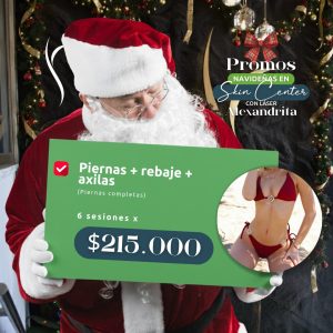 57 Depilación Láser Alex.- Pierna Completa + Rebaje + Axilas