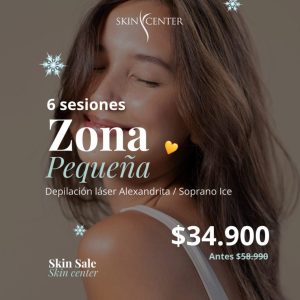 6 Depilación Láser Alexandrita - 6 ses Zona Pequeña a Elección
