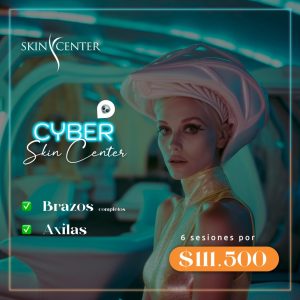 Depilación Láser Alexandrita - 6 ses de Brazos Completos + Axilas