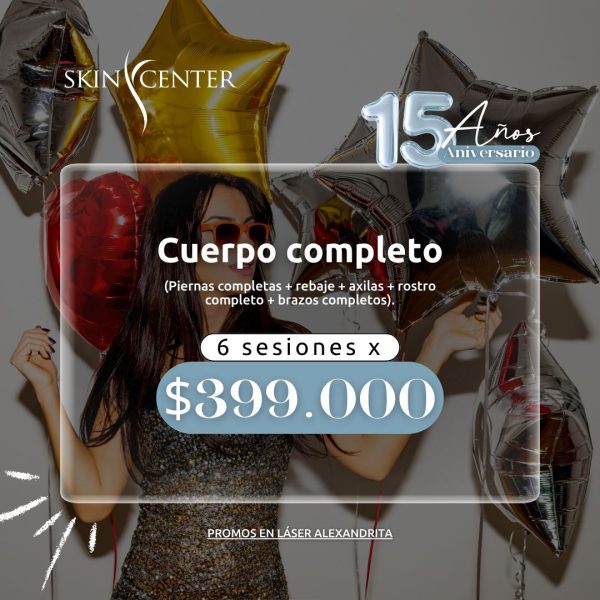 Depilación Láser Alexandrita - Cuerpo Completo Skin