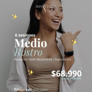 Winter Sale · 6 sesiones Medio Rostro $68.990