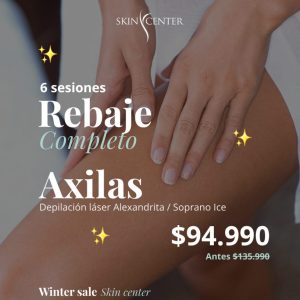 Winter Sale · 6 sesiones Rebaje + Axilas $94.990