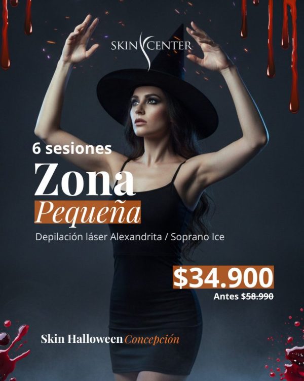 Skin Halloween Concepción - depilación láser zona pequena